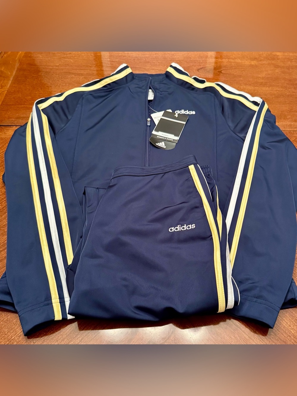 adidas Tracksuit in Navy Woman’s size Medium **New With Tags**